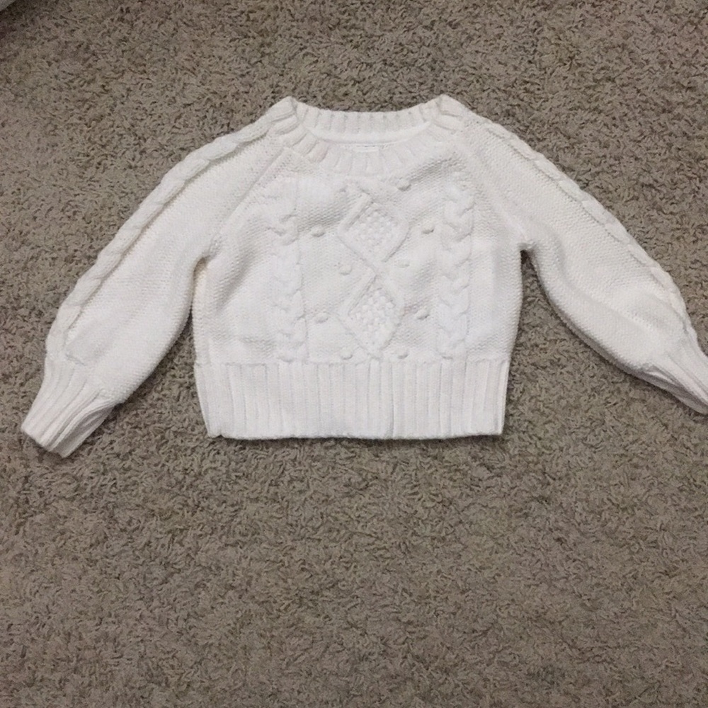 NWOT Gap Factory/Baby Gap Cable Knit sweater